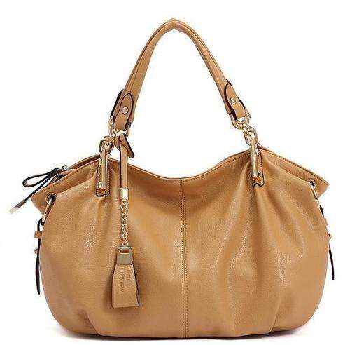 Genuine Leather Beige Handbag **Free Postage**