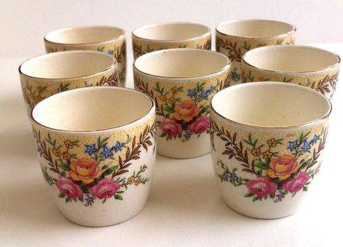 8 Vintage Egg cups