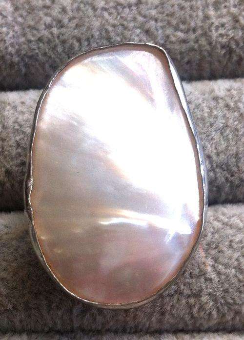 Mother of Pearl adjustable Ring