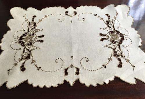 Vintage Linen Tray Cloth