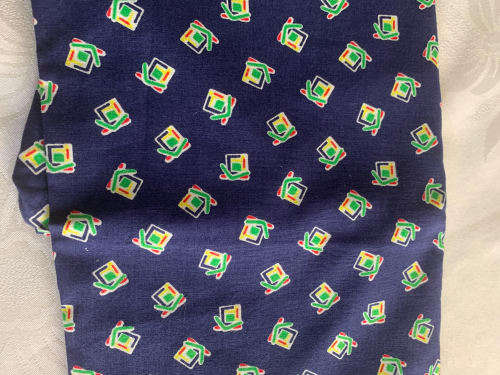 Navy fabric