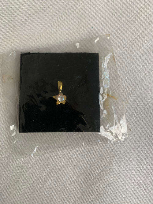 Gold tone Star Pendant