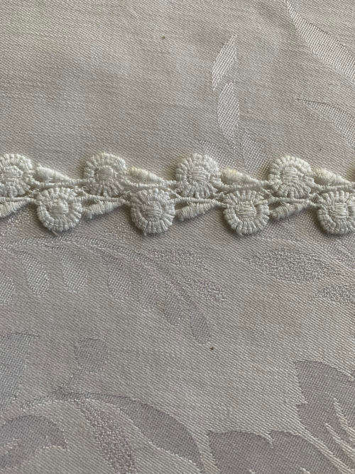 Flower trim lace