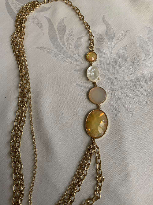Necklace with side feature