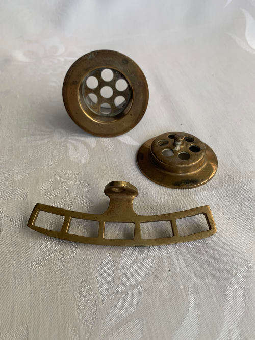 Solid Brass bath fittings and Toothbrush holder