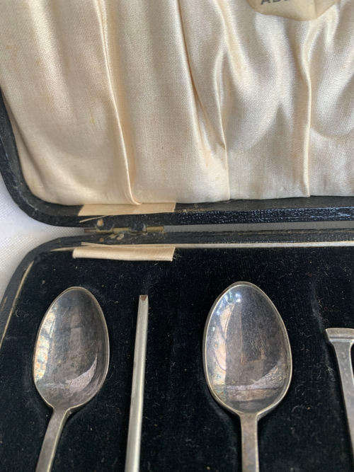 Silver plated teaspoons