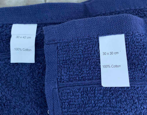 Guest towel and face cloth
