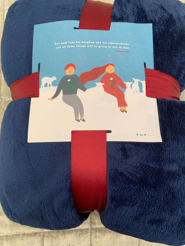 Blue Fleece Blanket