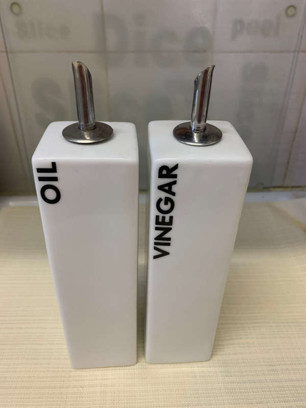 Oil and Vinegar bottles
