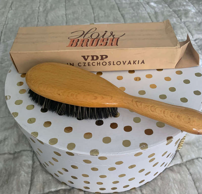 Vintage Hair brush in original box