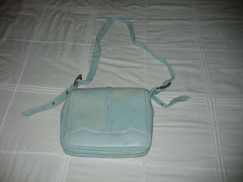 Bag Blue Leather