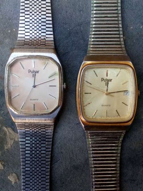 2 x Mens Vintage Pulsar Watches - Works100% Bidding for Both