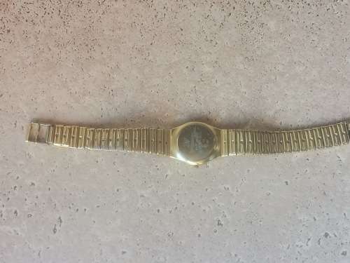 $$$R1BARGAIN$$$ RAYMOND WEIL 18K GOLD ELECTROPLATED LADIES WATCH IN PERFECT WORKING CONDITION
