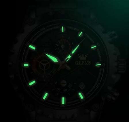 $$$CRAZY R1 BARGAIN$$$ Olevs Designer Chronograph Watch Brand New in Box