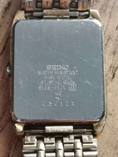 SEIKON MENS GOLD PLATED WATCH - WORKING