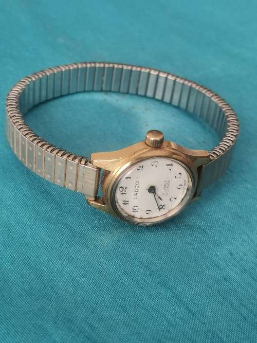 VINTAGE LADIES SWISS LANCO 17 JEWELS INCABLOC MECHANICAL WATCH - WORKING