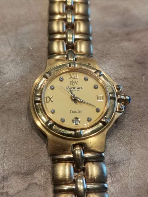 RAYMOND WEIL PARSIFAL LADIES GOLD WATCH