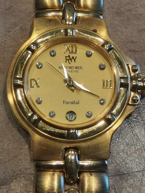 RAYMOND WEIL PARSIFAL LADIES GOLD WATCH