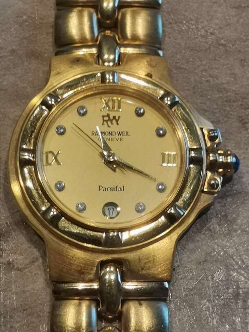 RAYMOND WEIL PARSIFAL LADIES GOLD WATCH