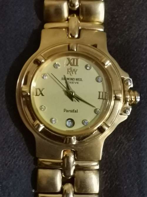 RAYMOND WEIL PARSIFAL LADIES GOLD WATCH
