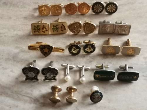 HUGE COLLECTION OF MENS CUFFLINKS - TAKE ALL FOR 1 BID