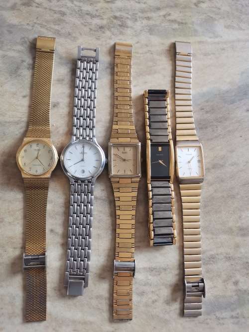$$$$LOWR1START$$$ COLLECTION OF 5 MENS WATCHES