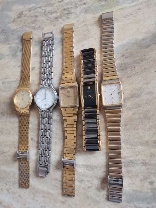 $$$$LOWR1START$$$ COLLECTION OF 5 MENS WATCHES