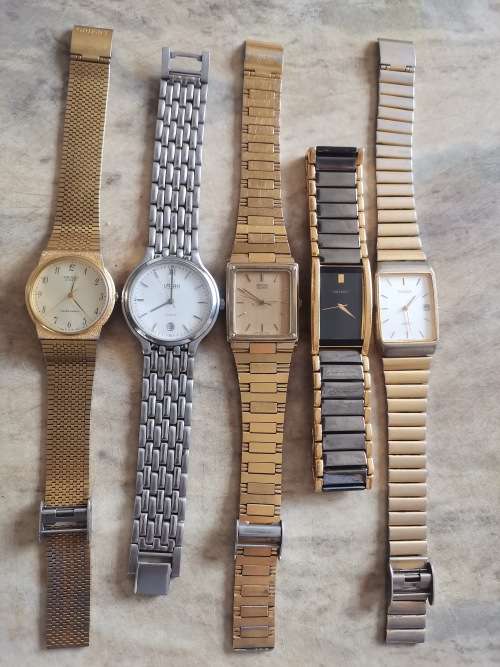 $$$$LOWR1START$$$ COLLECTION OF 5 MENS WATCHES