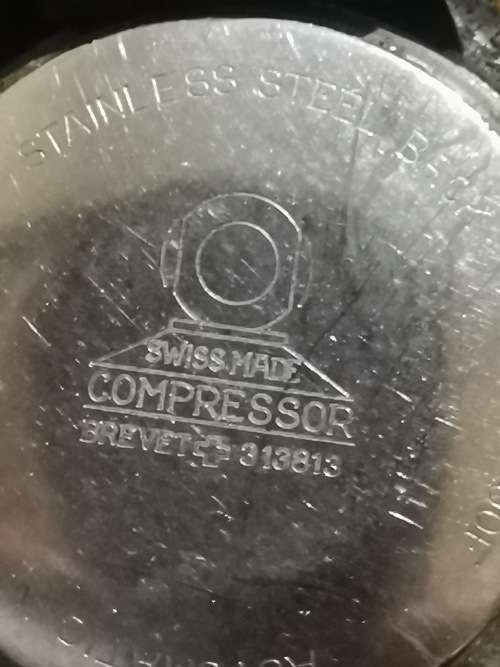 VINTAGE DE CENTNER SUPERAUTOMATIC COMPRESSOR BREVET MENS SWISS WATCH