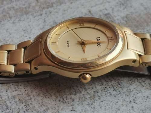 ELEGANT & STYLISH LADIES LANCO GOLD PLATED WATCH IN EXCELLENT WORKING CONDITION