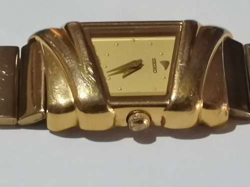 ELEGANT & EXOTIC LADIES SEIKO GOLD PLATED QUARTZ WATCH IN EXCELLENT WORKING CONDITION