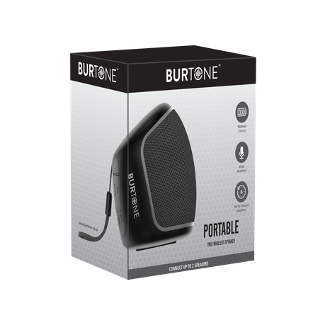BURTONE PORTABLE WIRELESS BLUETOOTH SPEAKER - NEW IN BOX