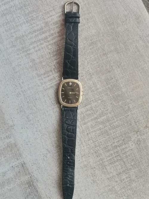 BEAUTIFUL GOLD PLATED LADIES LANCO WATCH IN EXCELLENT WORKING CONDITION