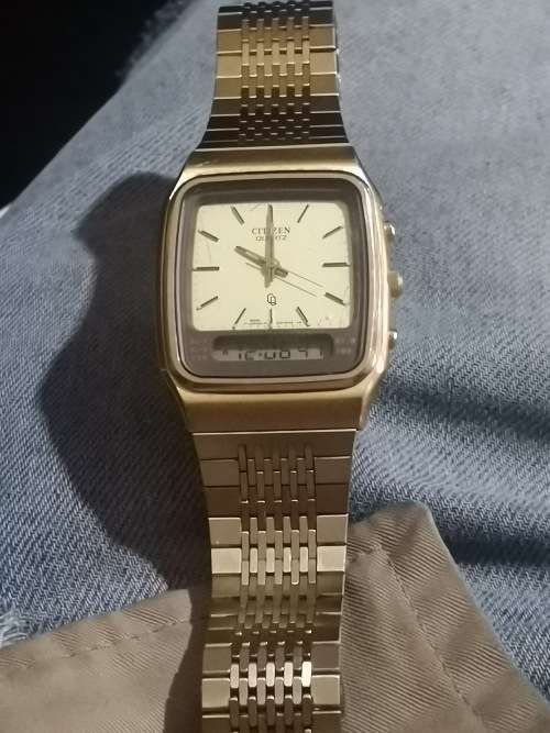 MENS VINTAGE CITIZEN 8950 ANALOG/DIGITAL WATCH