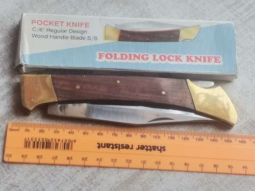 VINTAGE 6` STAINLESS STEEL POCKET KNIFE