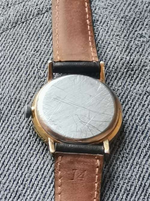LADIES GOLD PLATED WATCH IN EXCELLENT WORKING CONDITION