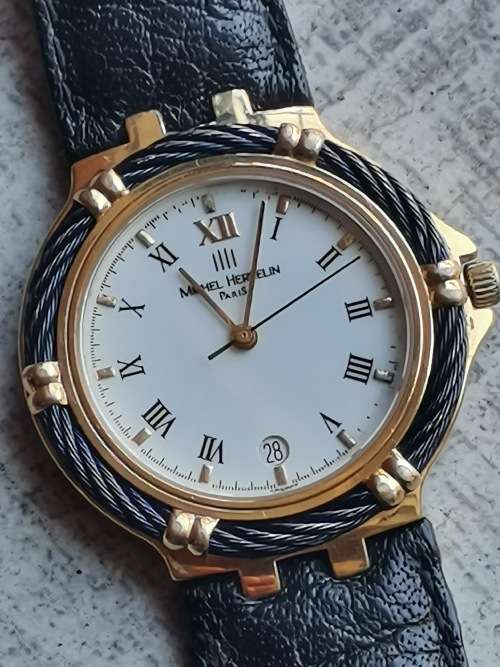 STUNNING MICHEL HERBELIN MENS WATCH IN EXCELLENT WORKING CONDITION - MODEL 12410.B