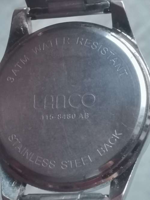 LANCO MENS STAINLESS STEEL WATCH IN EXCELLENT WORKING CONDITION
