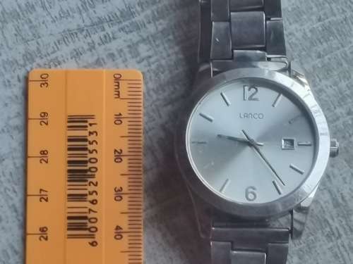 LANCO MENS STAINLESS STEEL WATCH IN EXCELLENT WORKING CONDITION