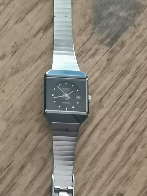 LADIES VINTAGE RADO WATCH - NO BACK PLATE/UNTESTED/SELLING FOR SPARES OR REPAIR