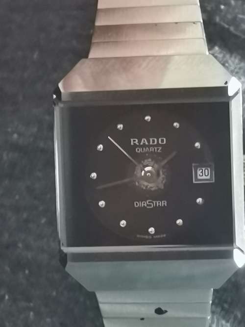 LADIES VINTAGE RADO WATCH - NO BACK PLATE/UNTESTED/SELLING FOR SPARES OR REPAIR