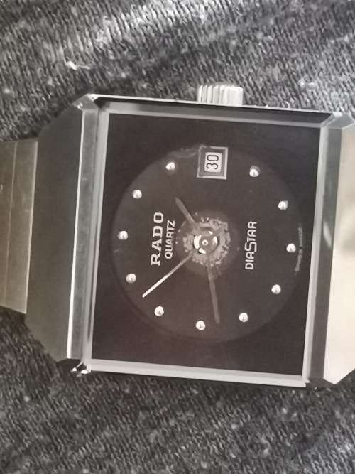 LADIES VINTAGE RADO WATCH - NO BACK PLATE/UNTESTED/SELLING FOR SPARES OR REPAIR