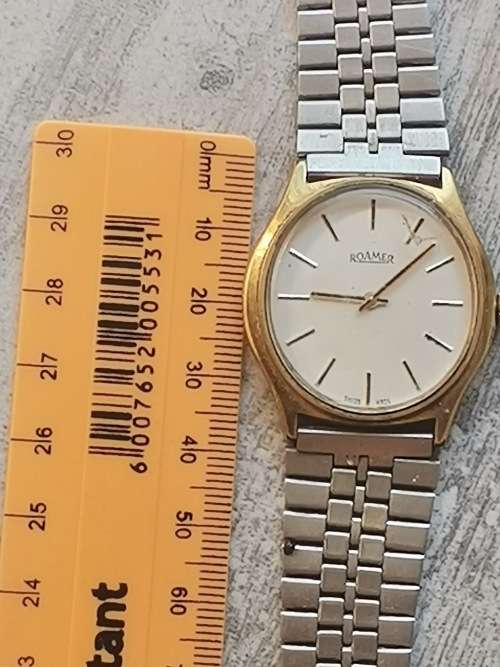 VINTAGE ROAMER MENS GOLD PLATED MECHANICAL WATCH IN EXCELLENT WORKING CONDITION - VALUED R6000