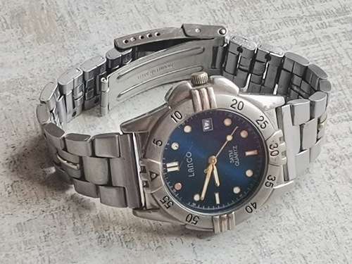 MENS LANCO WATCH WITH ROTATING BEZEL IN EXCELLENT WORKING CONDITION