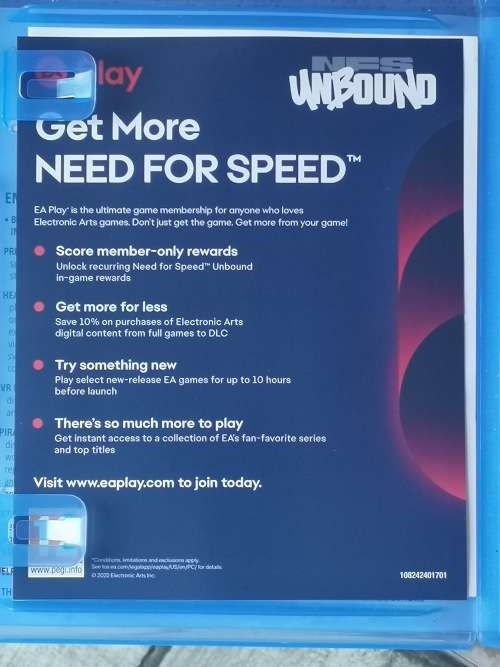 NEED FOR SPEED UNBOUND PS5