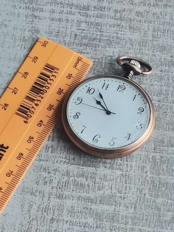 MENS POCKET WATCH IN DISPLAY BOX IN GOOD WORKING CONDITION