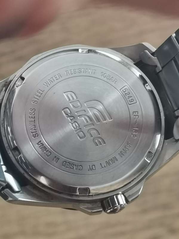 MENS CASIO EDIFICE WATCH EF-132 IN EXCELLENT WORKING CONDITION