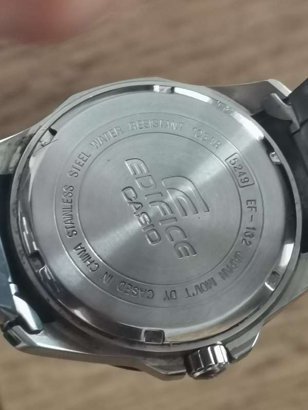 MENS CASIO EDIFICE WATCH EF-132 IN EXCELLENT WORKING CONDITION