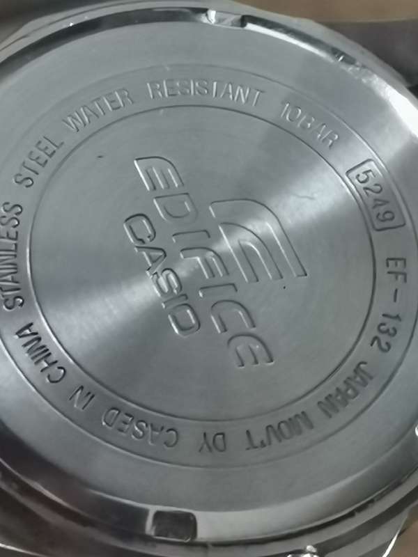 MENS CASIO EDIFICE WATCH EF-132 IN EXCELLENT WORKING CONDITION