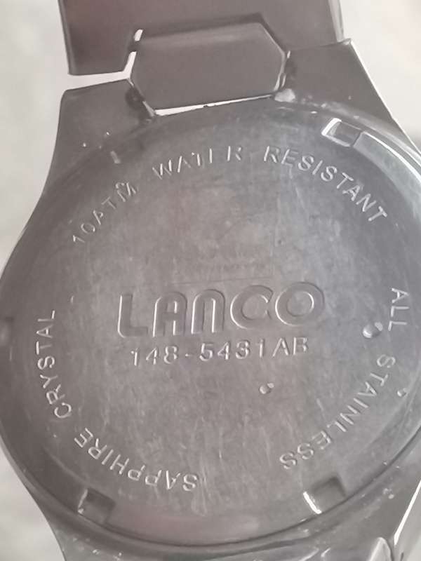 LANCO SAPPHIRE MENS WATCH IN EXCELLENT WORKING CONDITION